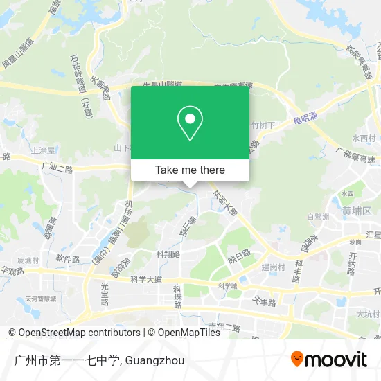 广州市第一一七中学 map