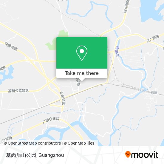 基岗后山公园 map
