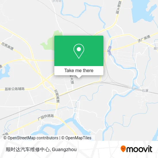 顺时达汽车维修中心 map