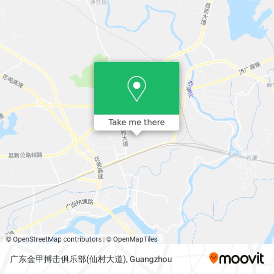 广东金甲搏击俱乐部(仙村大道) map