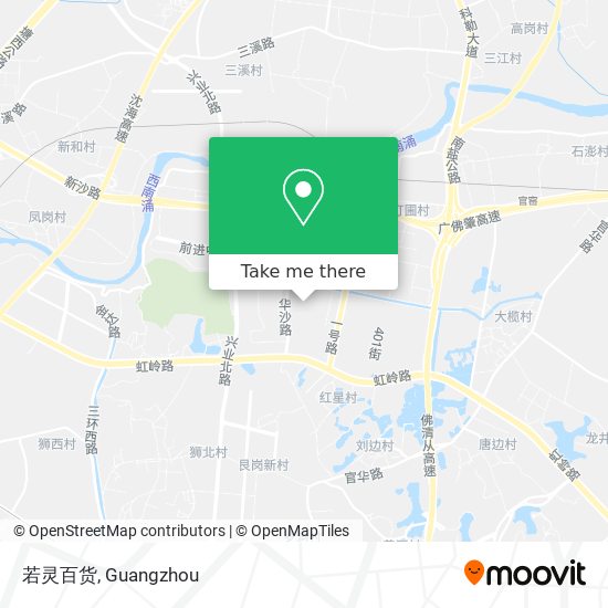 若灵百货 map