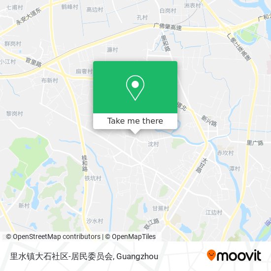 里水镇大石社区-居民委员会 map