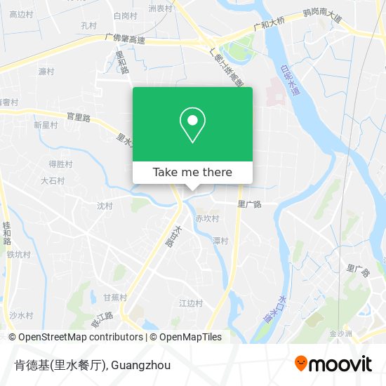 肯德基(里水餐厅) map