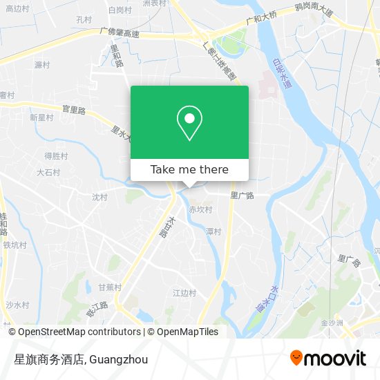 星旗商务酒店 map