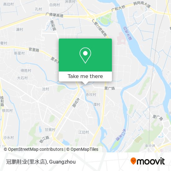 冠鹏鞋业(里水店) map