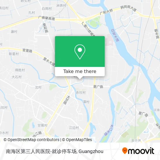 南海区第三人民医院-就诊停车场 map