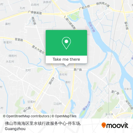 佛山市南海区里水镇行政服务中心-停车场 map