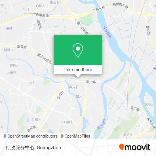 行政服务中心 map