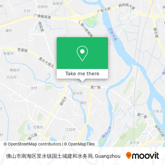 佛山市南海区里水镇国土城建和水务局 map