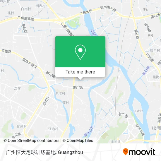 广州恒大足球训练基地 map