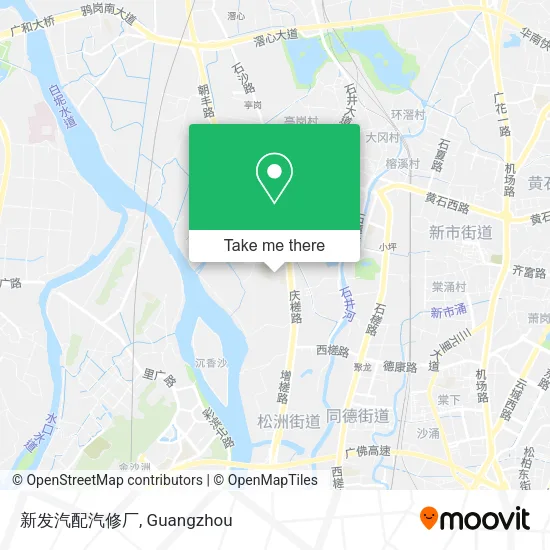 新发汽配汽修厂 map