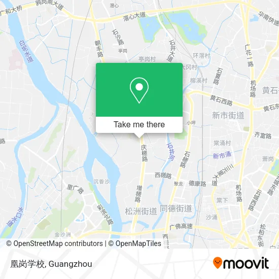 凰岗学校 map
