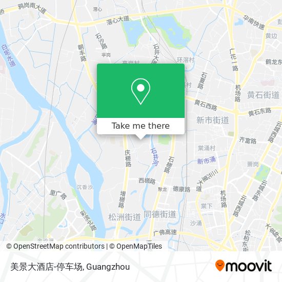 美景大酒店-停车场 map