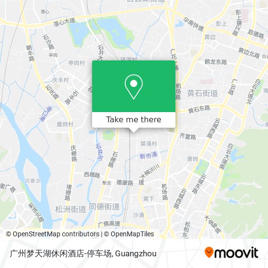 广州梦天湖休闲酒店-停车场 map