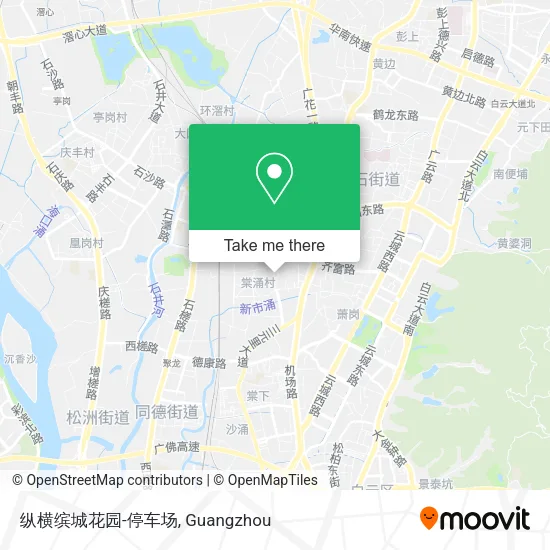 纵横缤城花园-停车场 map
