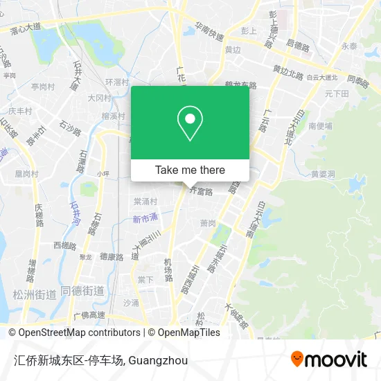 汇侨新城东区-停车场 map