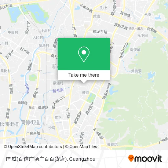 匡威(百信广场广百百货店) map
