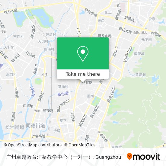 广州卓越教育汇桥教学中心（一对一） map