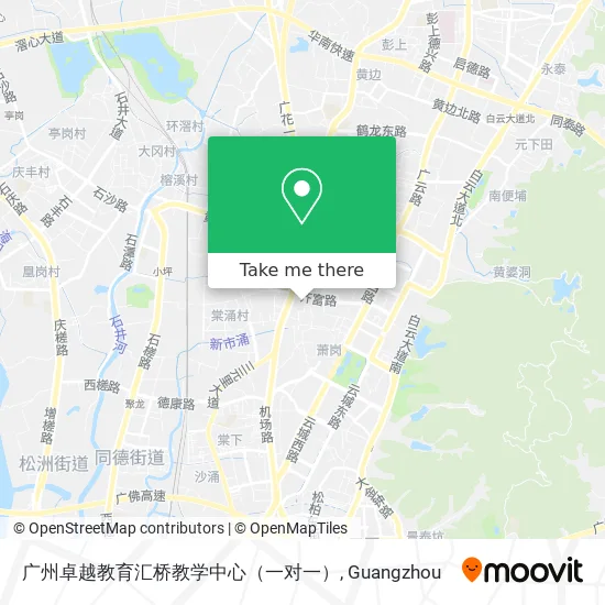广州卓越教育汇桥教学中心（一对一） map