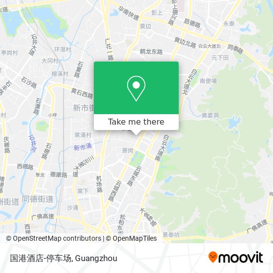 国港酒店-停车场 map