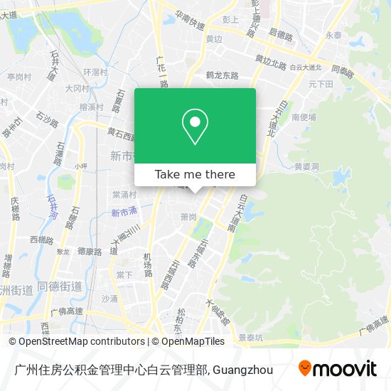 广州住房公积金管理中心白云管理部 map