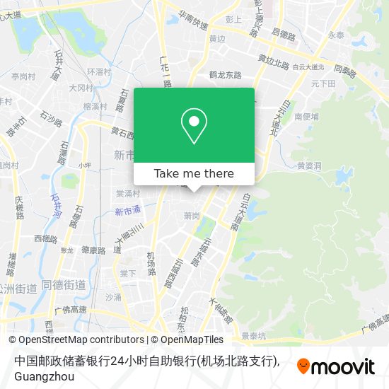 中国邮政储蓄银行24小时自助银行(机场北路支行) map