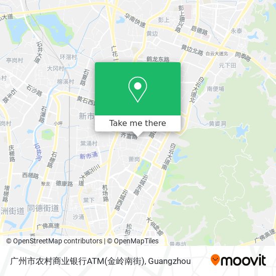 广州市农村商业银行ATM(金岭南街) map