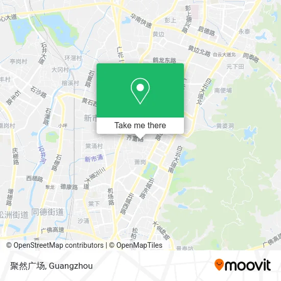 聚然广场 map