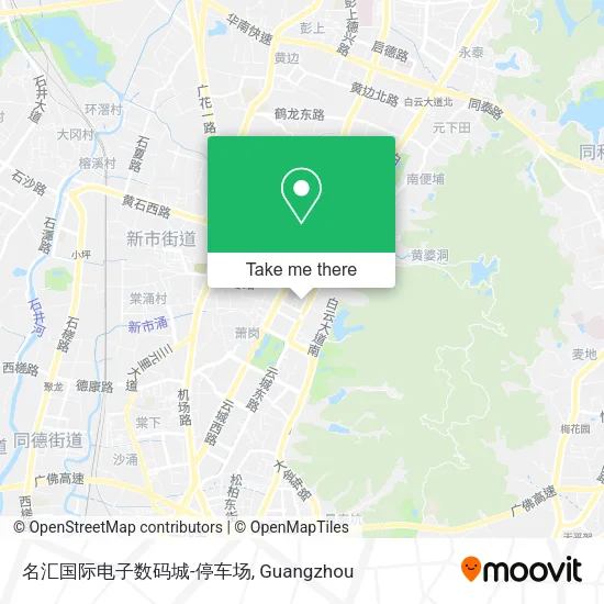 名汇国际电子数码城-停车场 map
