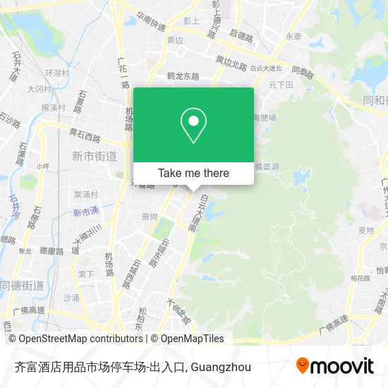齐富酒店用品市场停车场-出入口 map