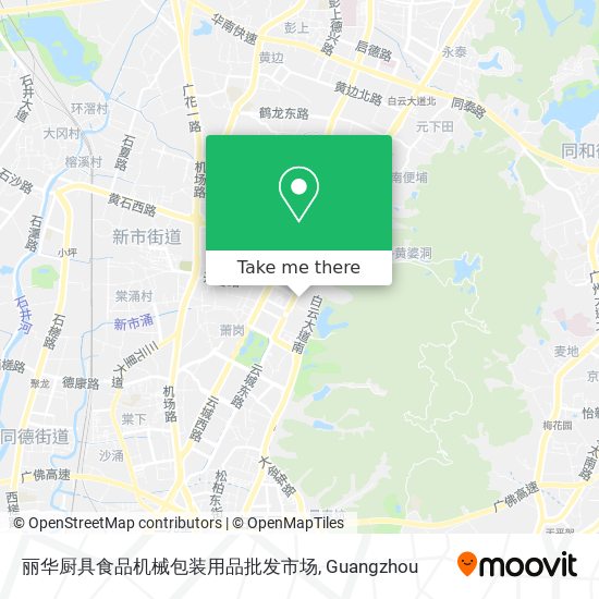 丽华厨具食品机械包装用品批发市场 map