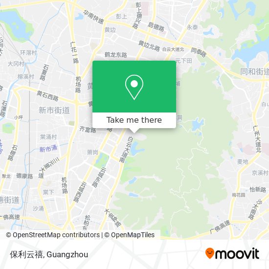 保利云禧 map