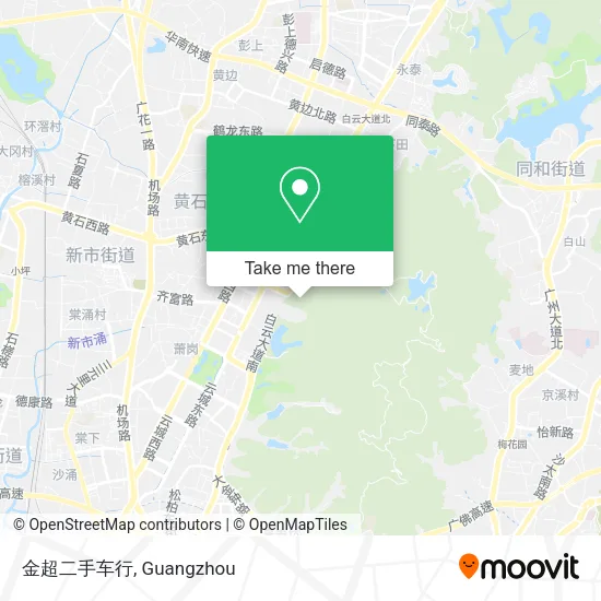 金超二手车行 map