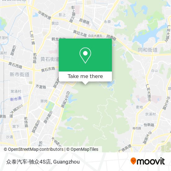 众泰汽车-驰众4S店 map