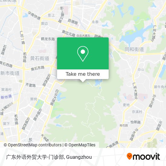 广东外语外贸大学-门诊部 map