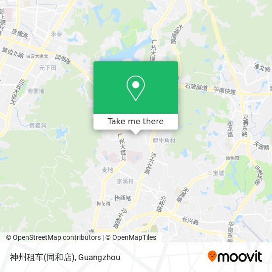 神州租车(同和店) map