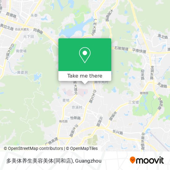 多美体养生美容美体(同和店) map