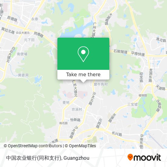 中国农业银行(同和支行) map