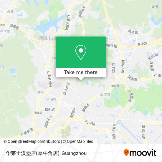 华莱士汉堡店(犀牛角店) map