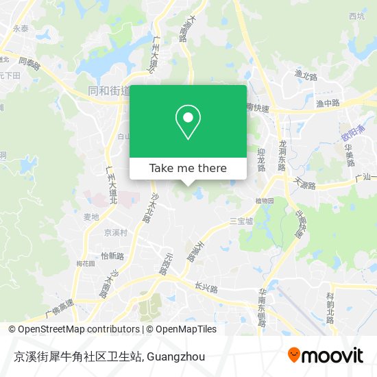 京溪街犀牛角社区卫生站 map