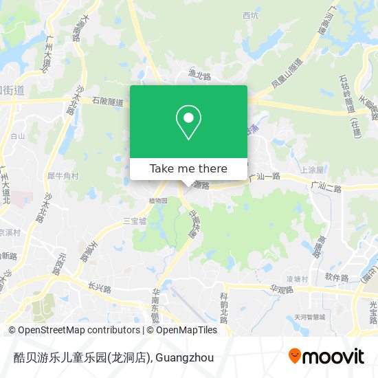 酷贝游乐儿童乐园(龙洞店) map