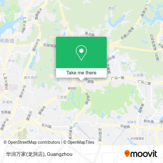 华润万家(龙洞店) map