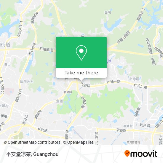 平安堂凉茶 map