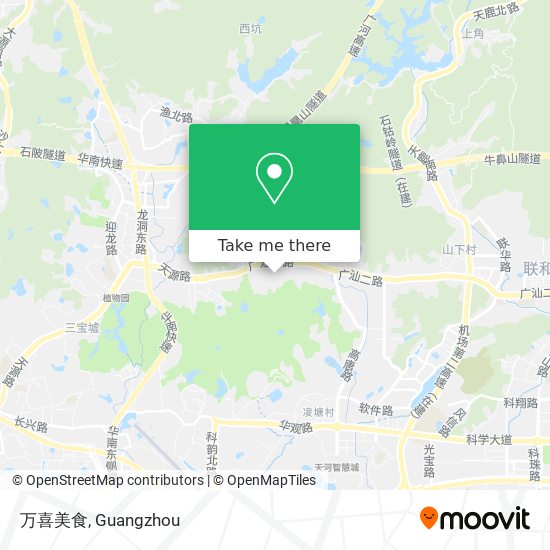 万喜美食 map