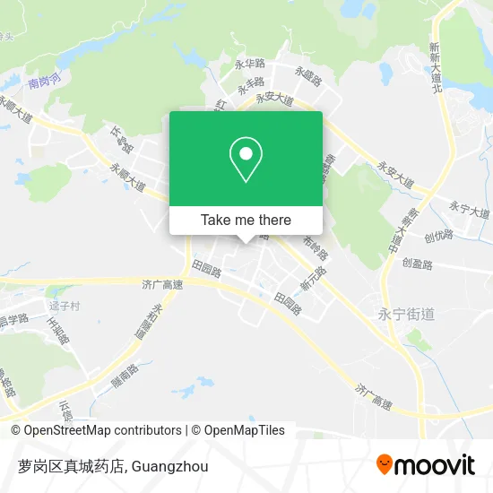 萝岗区真城药店 map
