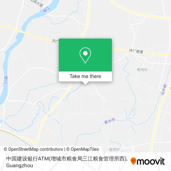 中国建设银行ATM(增城市粮食局三江粮食管理所西) map