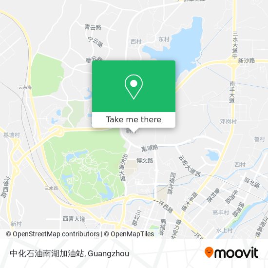 中化石油南湖加油站 map