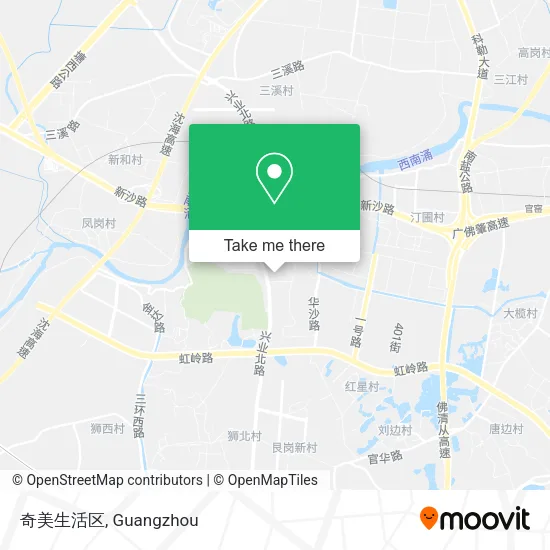 奇美生活区 map