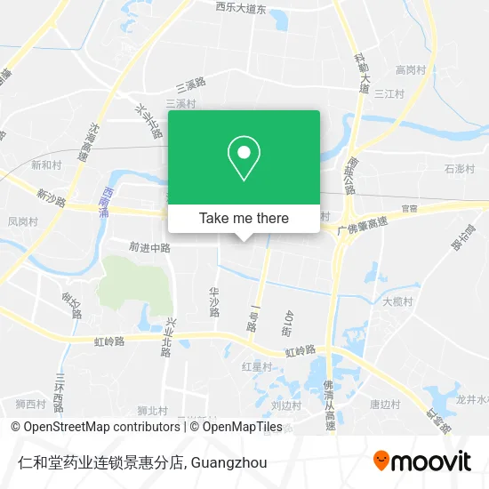 仁和堂药业连锁景惠分店 map