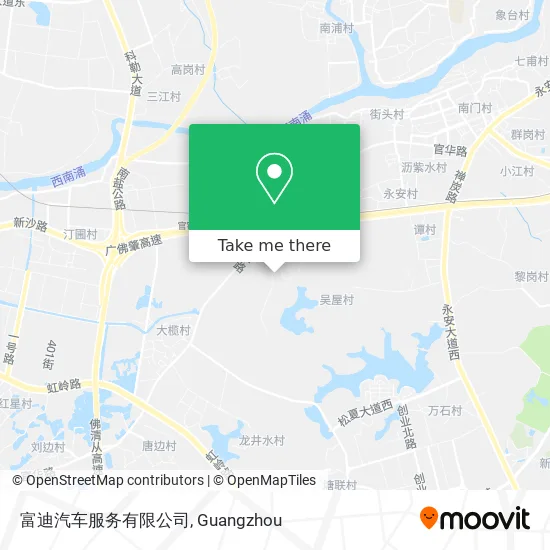 富迪汽车服务有限公司 map